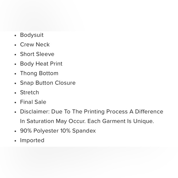 BADDIE FEVER SHORT SLEEVE BODYSUIT - Picture 4 of 5